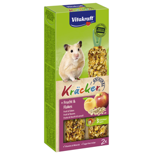 Vitakraft Kräcker Hamster Gnaversnack Med Frugt Og Flakes